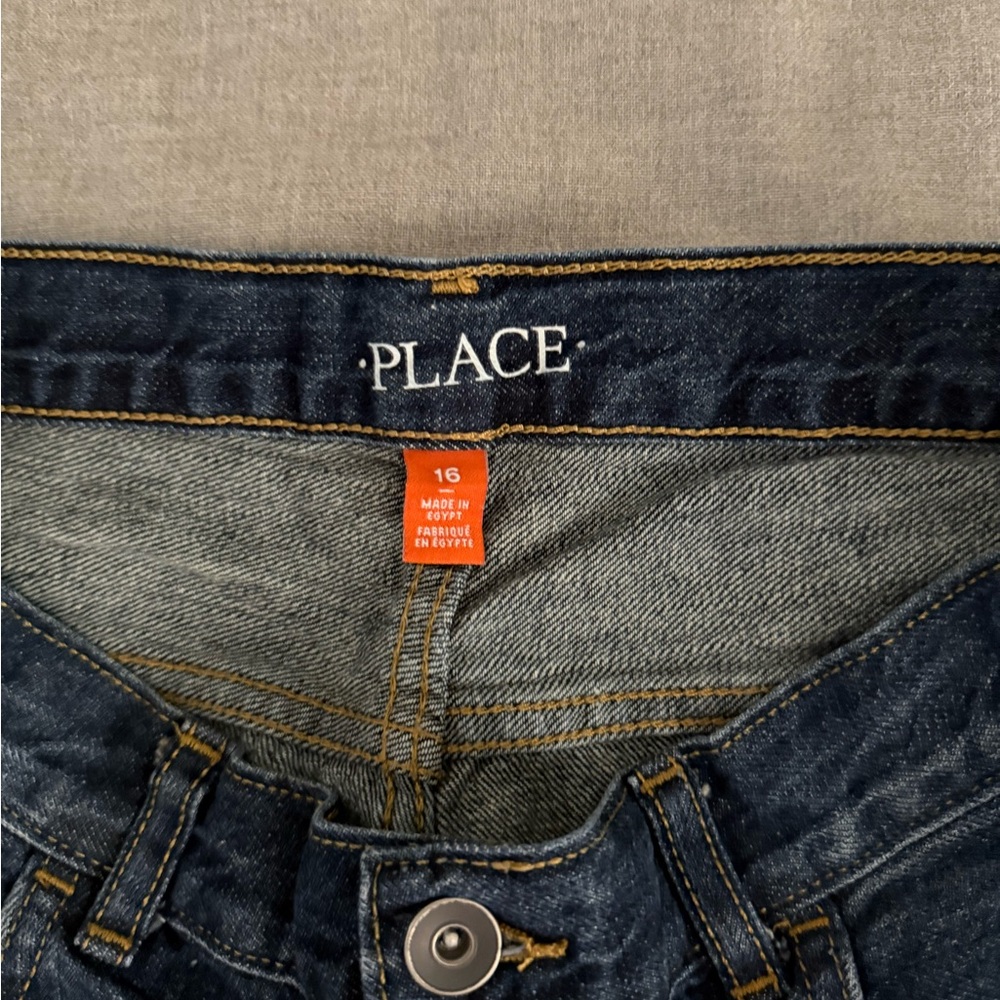 The Children's Place Blue Shorts with Classic Denim Texture